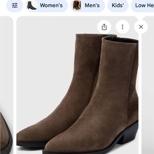 A Emery Elegant Brown Ankle Boots
